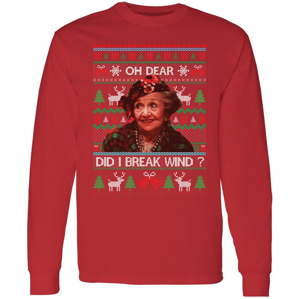 Long Sleeve T-Shirt - DUYVKGQJ - Red - 14
