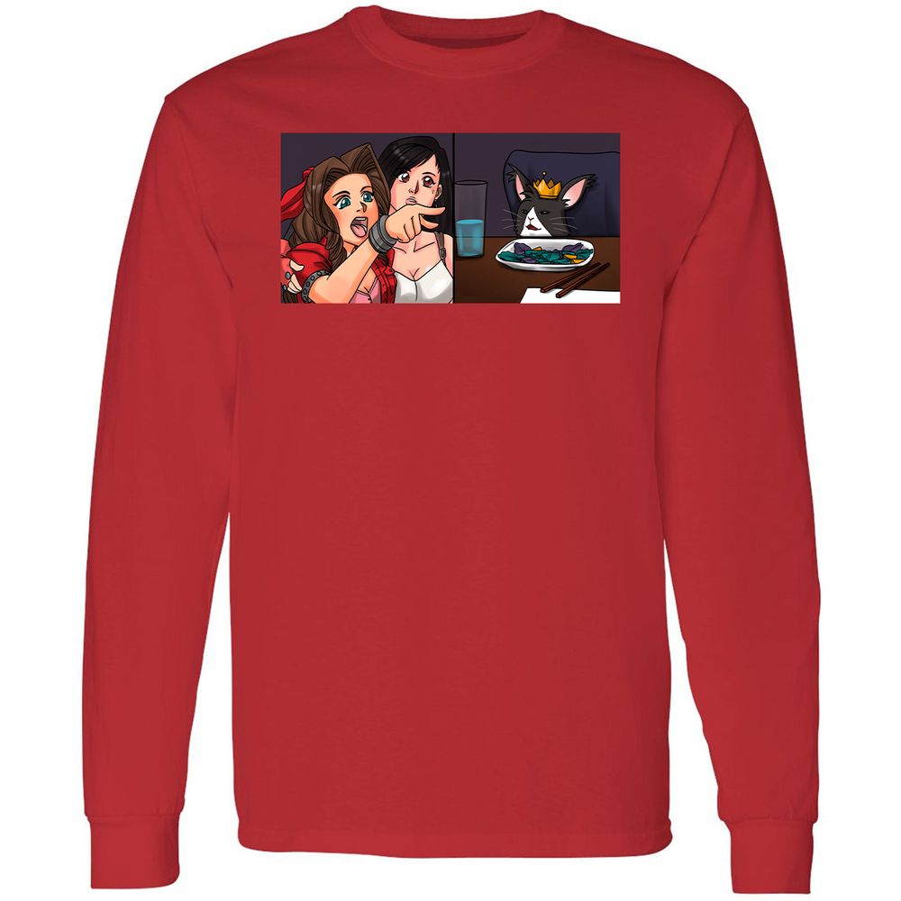 Long Sleeve T-Shirt - JRZ6NE6R - Red - 14