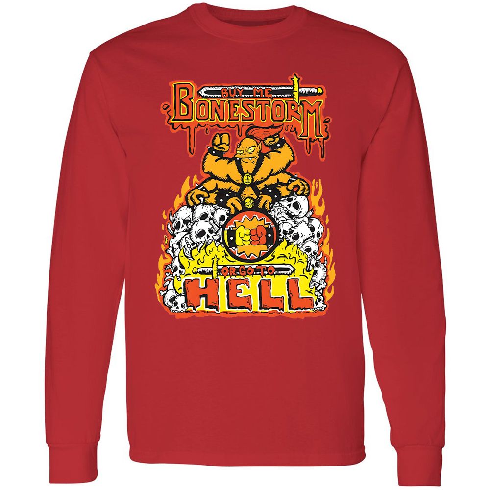Long Sleeve T-Shirt - 5JJMVSED - Red - 14