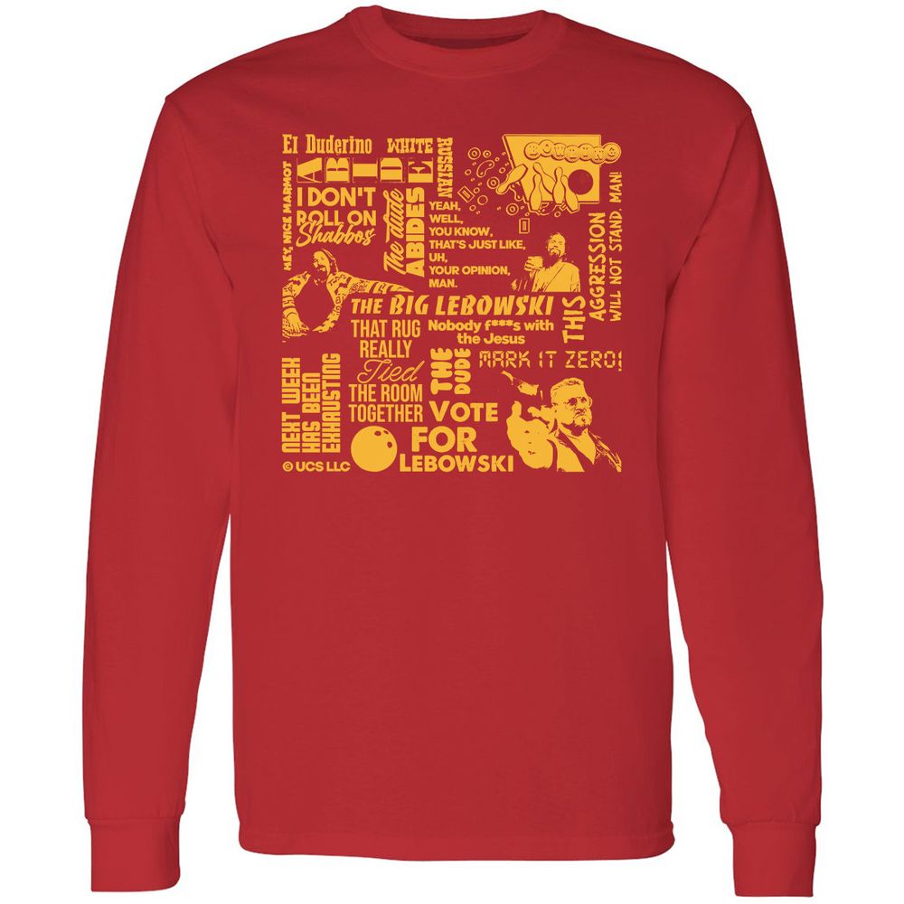 Long Sleeve T-Shirt - 6GHWHDTZ - Red - 14