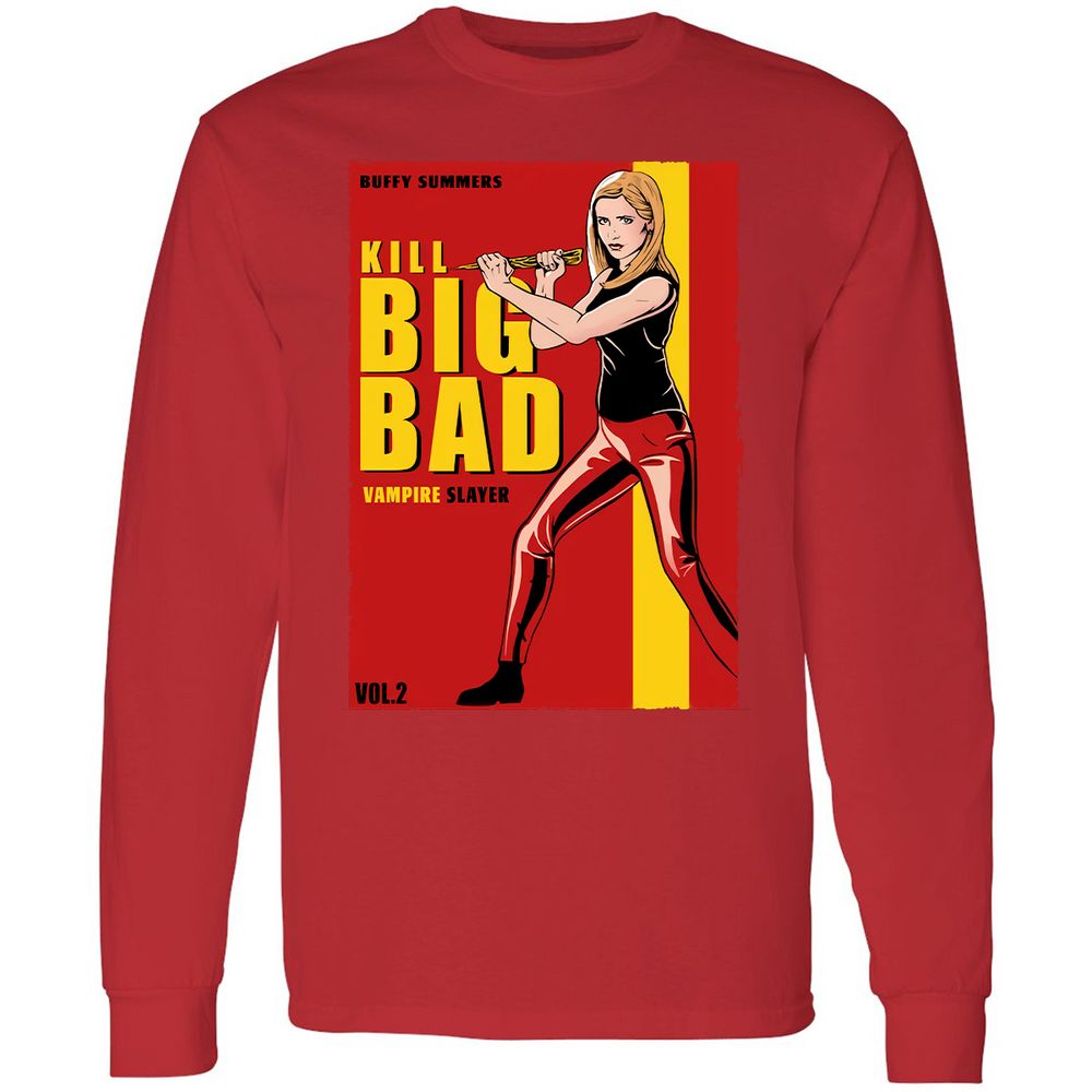Long Sleeve T-Shirt - CSUPB9DF - Red - 14