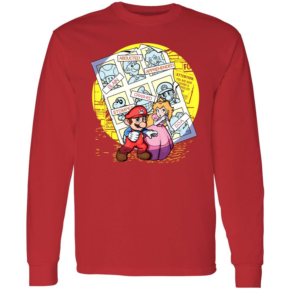 Long Sleeve T-Shirt - HP3GL6XE - Red - 14