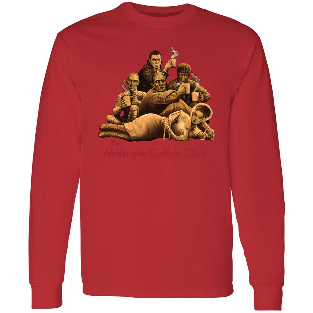 Long Sleeve T-Shirt - 3XCE7C9M - Red - 14