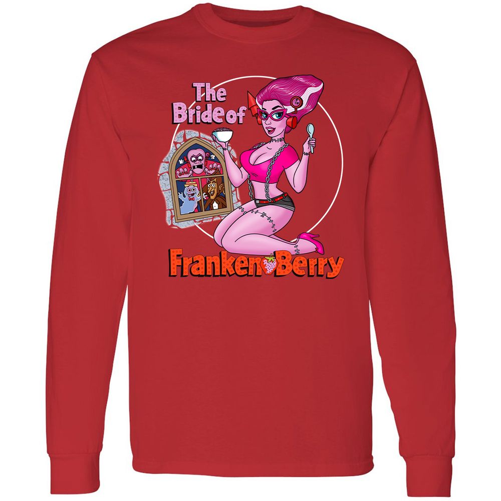 Long Sleeve T-Shirt - W2PG7KKV - Red - 14