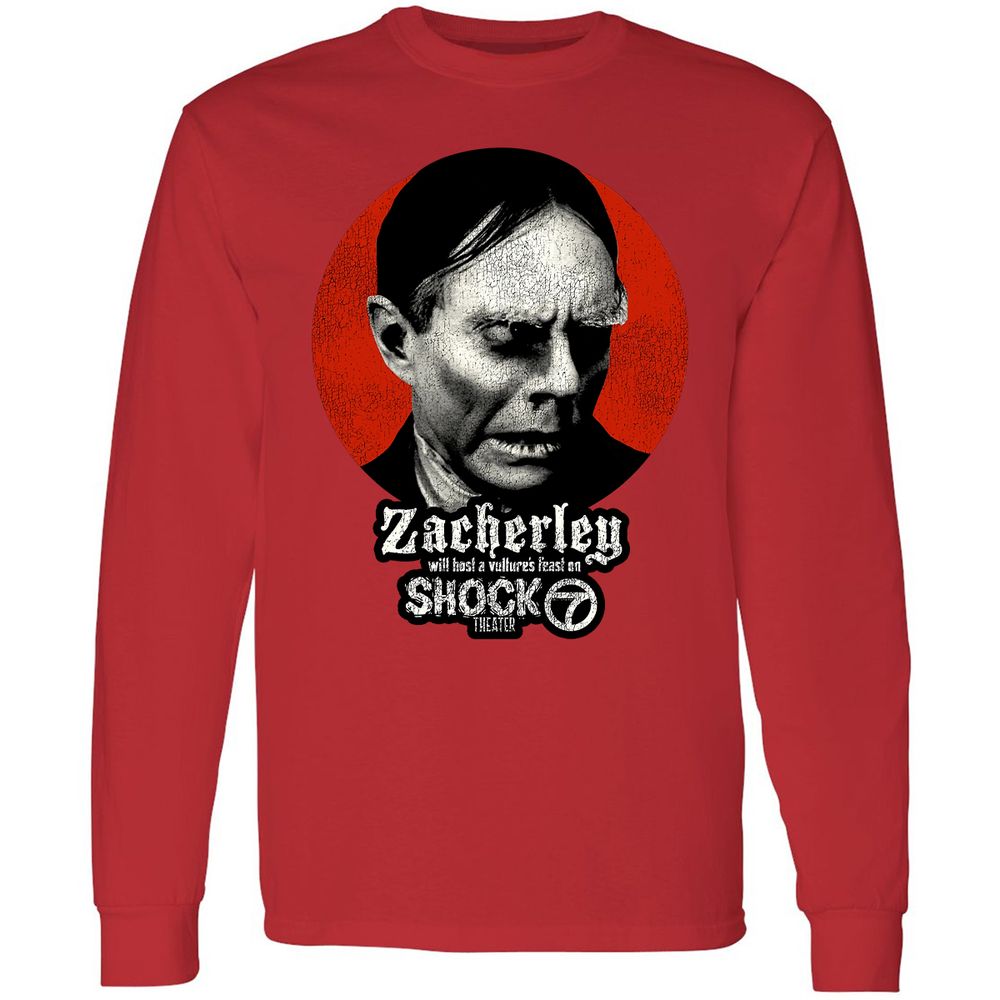 Long Sleeve T-Shirt - S7DXYLS9 - Red - 14