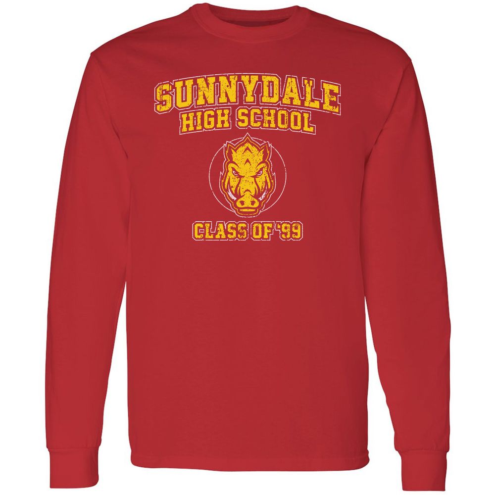 Long Sleeve T-Shirt - TKS63RM2 - Red - 14