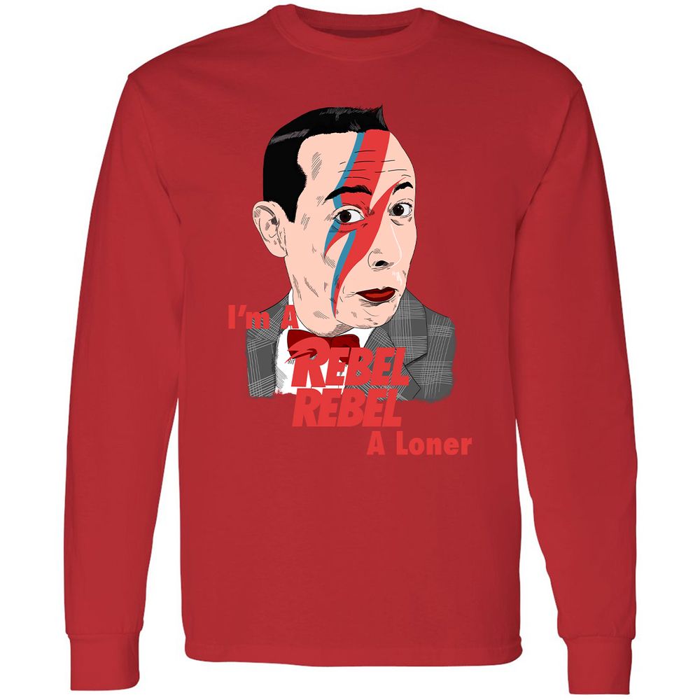 Long Sleeve T-Shirt - YZ2HCY3M - Red - 14