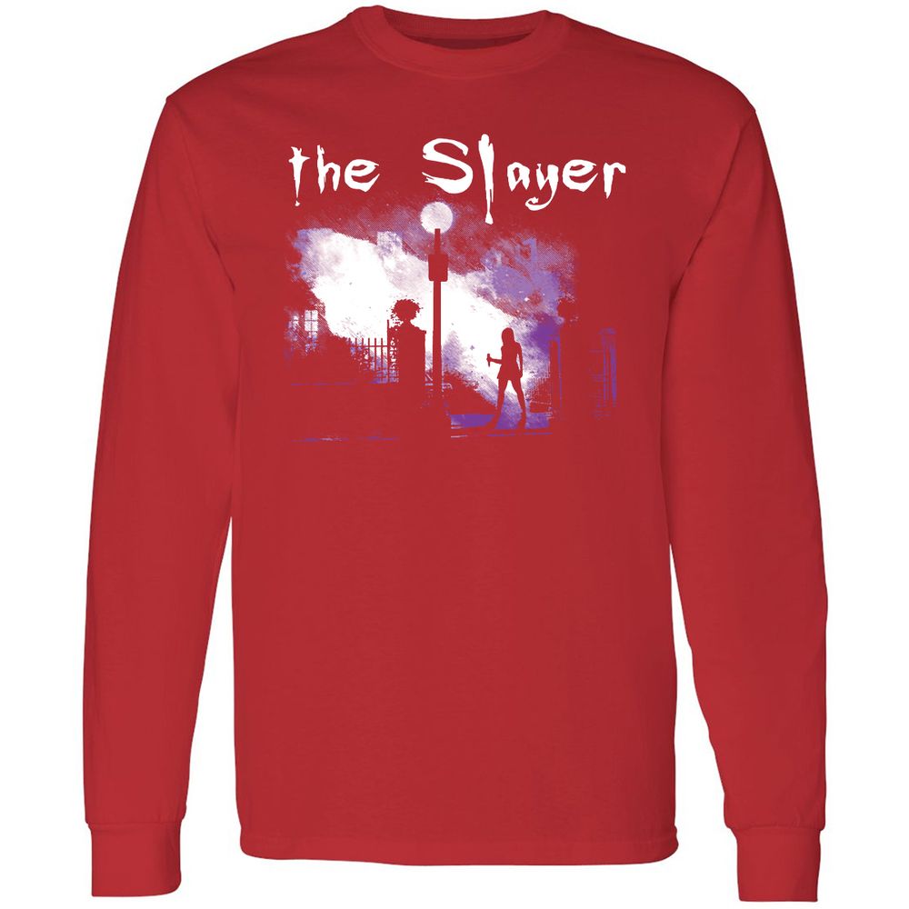 Long Sleeve T-Shirt - 75FSY3KQ - Red - 14