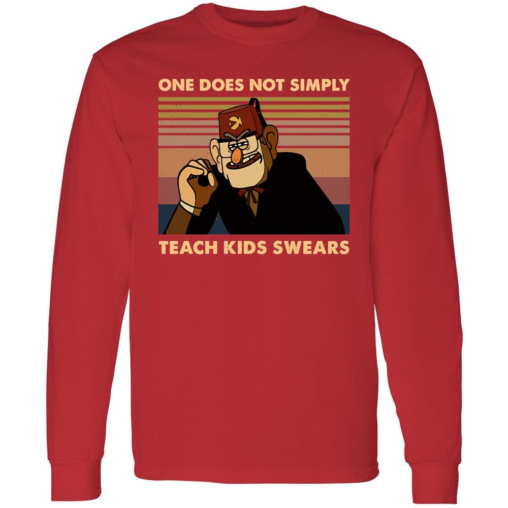 Long Sleeve T-Shirt - Q5MFWP4B - Red - 14