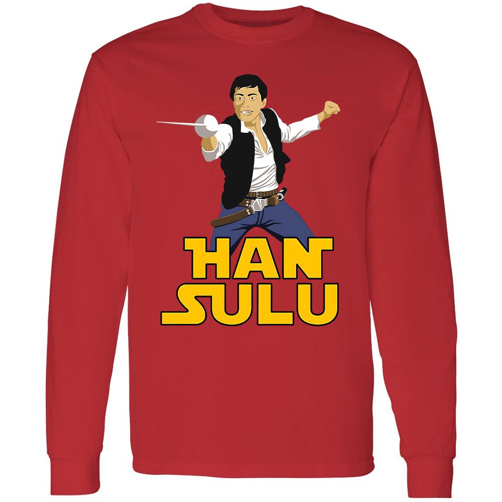 Long Sleeve T-Shirt - DHPG3BJY - Red - 14