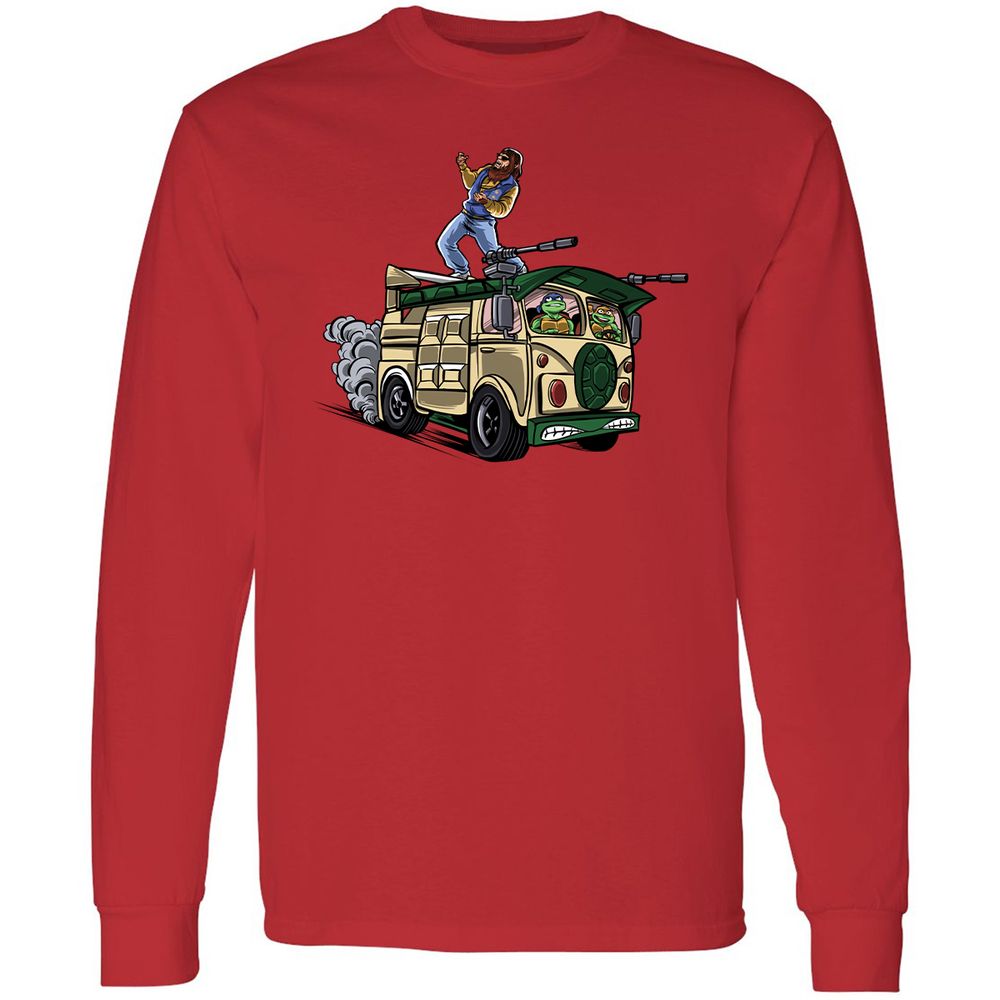 Long Sleeve T-Shirt - 46ZP7DW8 - Red - 14