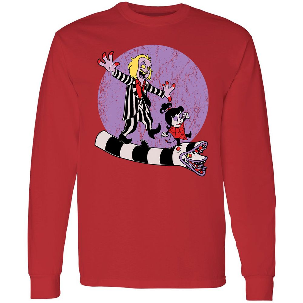 Long Sleeve T-Shirt - NQ61YHGP - Red - 14