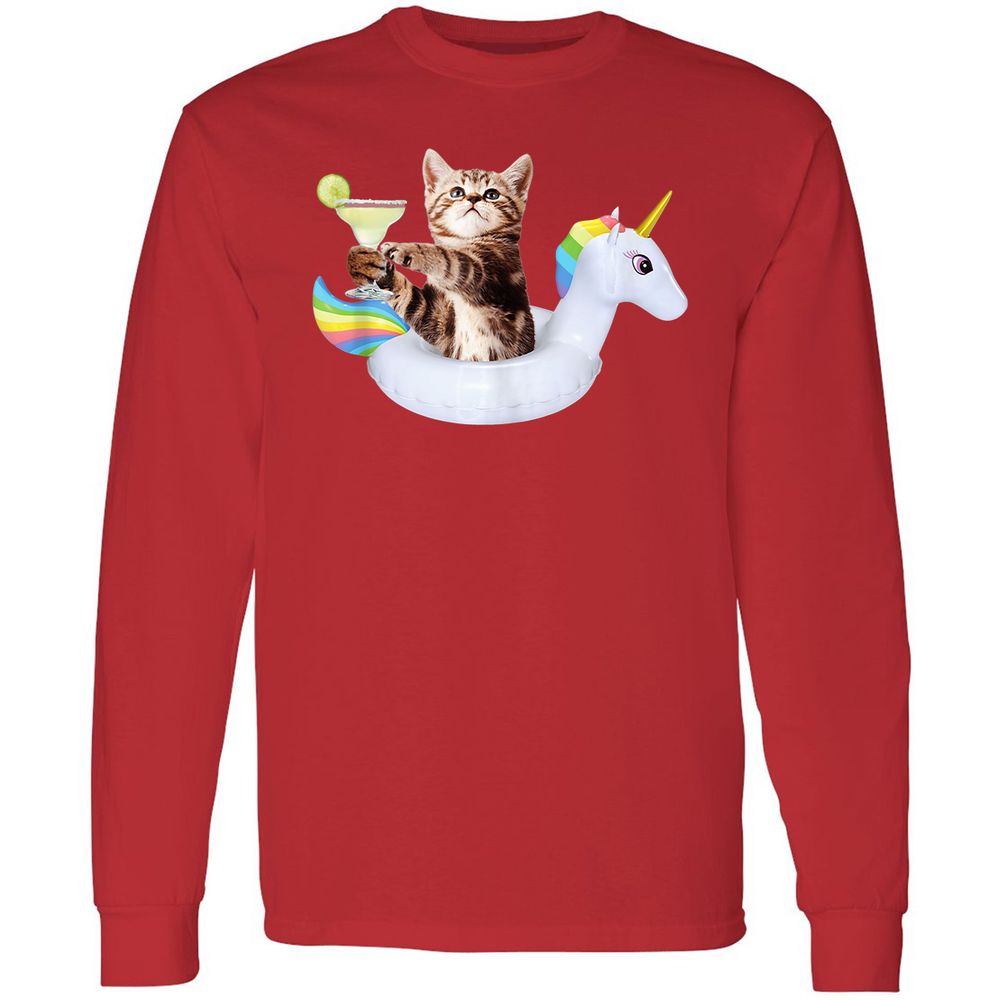 Long Sleeve T-Shirt - QZ64C16G - Red - 14