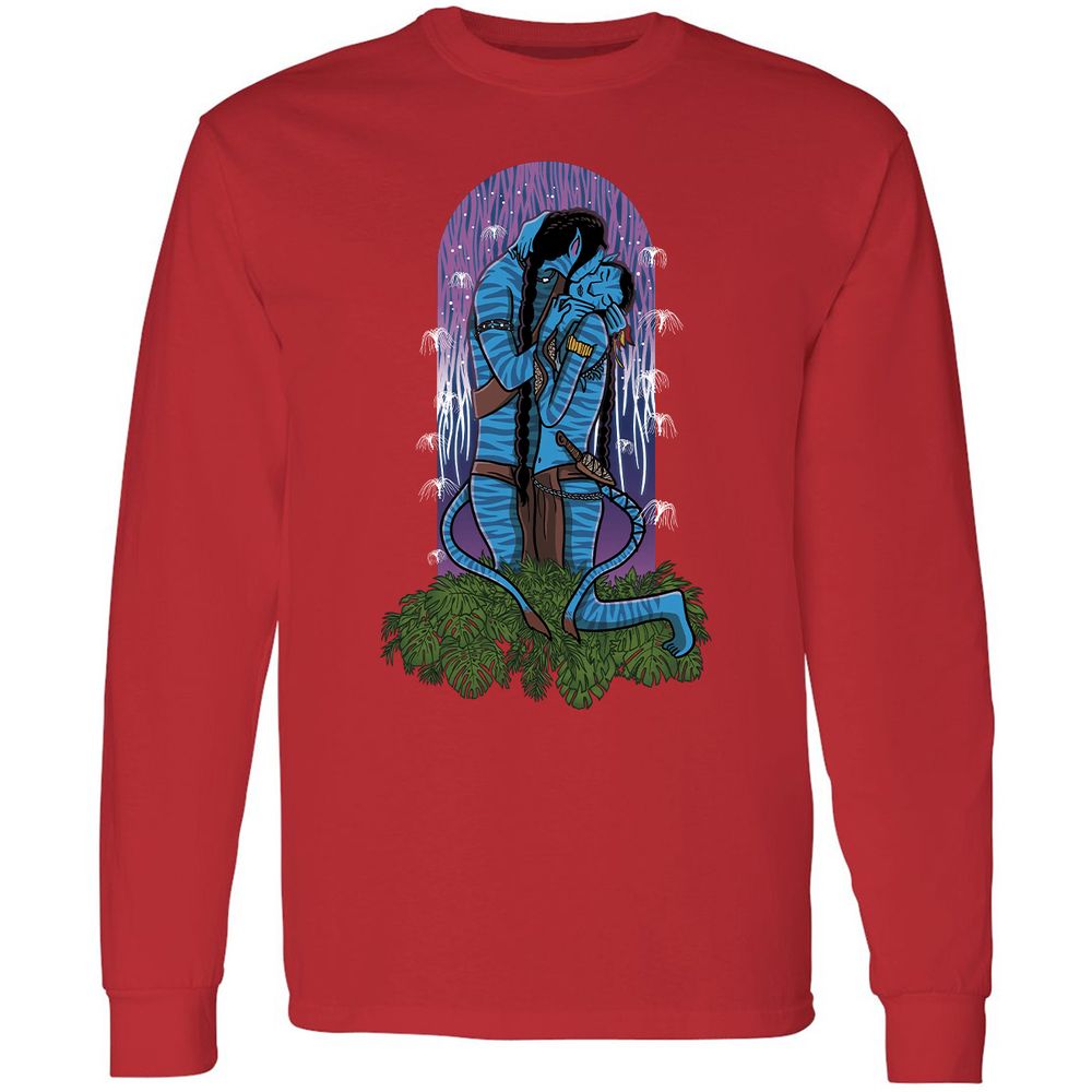 Long Sleeve T-Shirt - F459FEND - Red - 14