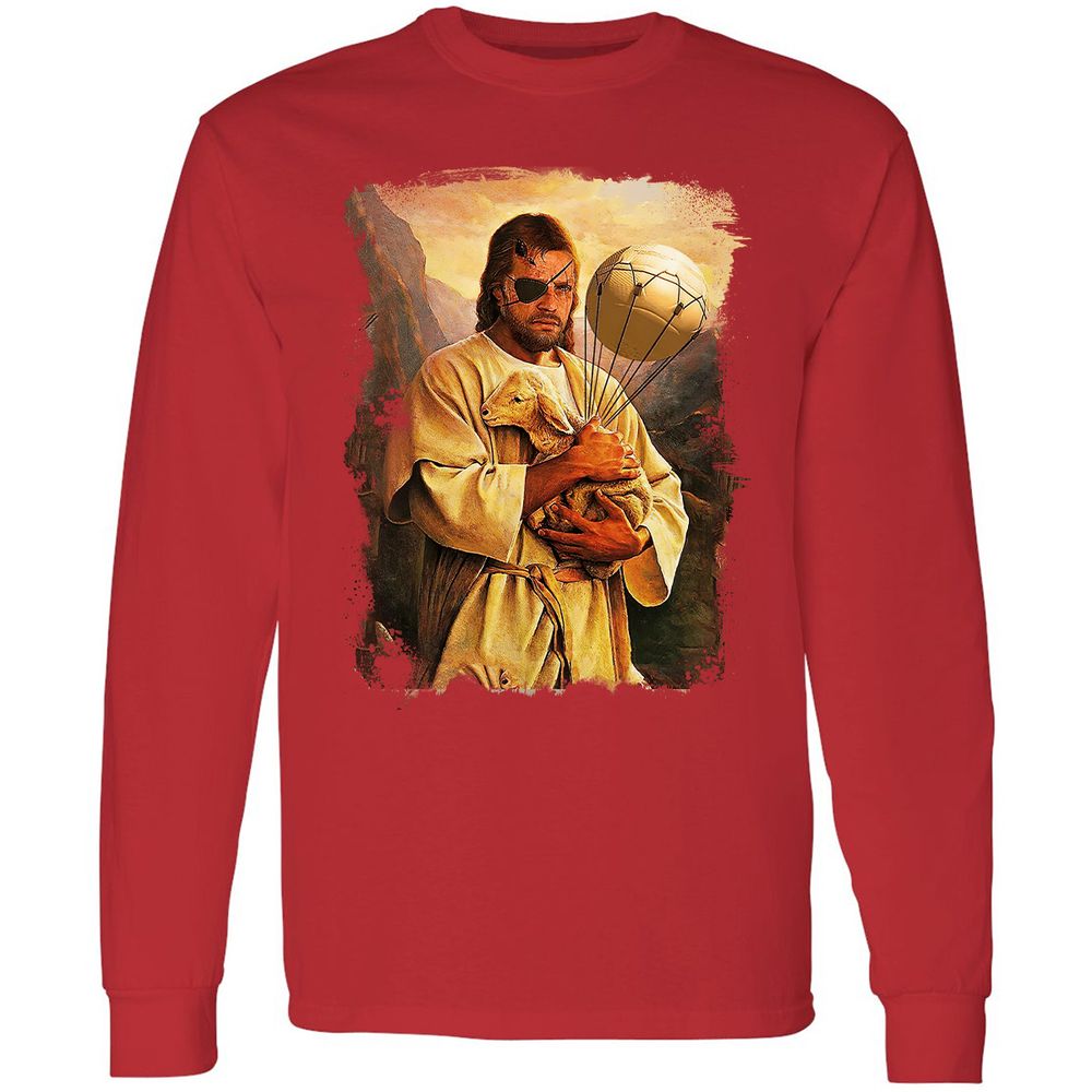 Long Sleeve T-Shirt - M2H4SXZW - Red - 14