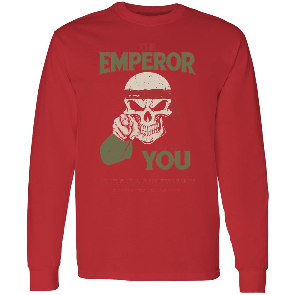 Long Sleeve T-Shirt - X6531H7H - Red - 14