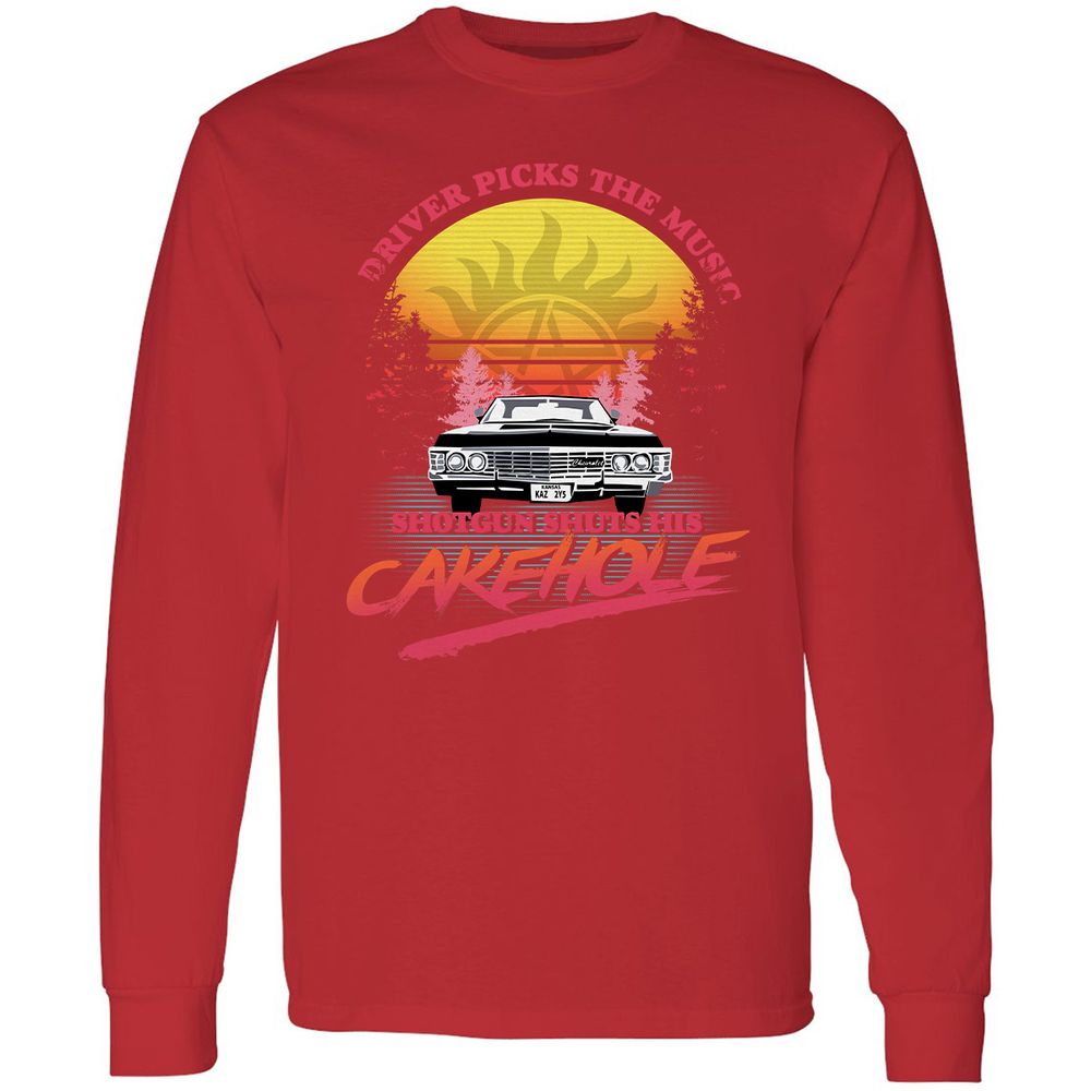 Long Sleeve T-Shirt - 5RAZH9BH - Red - 14