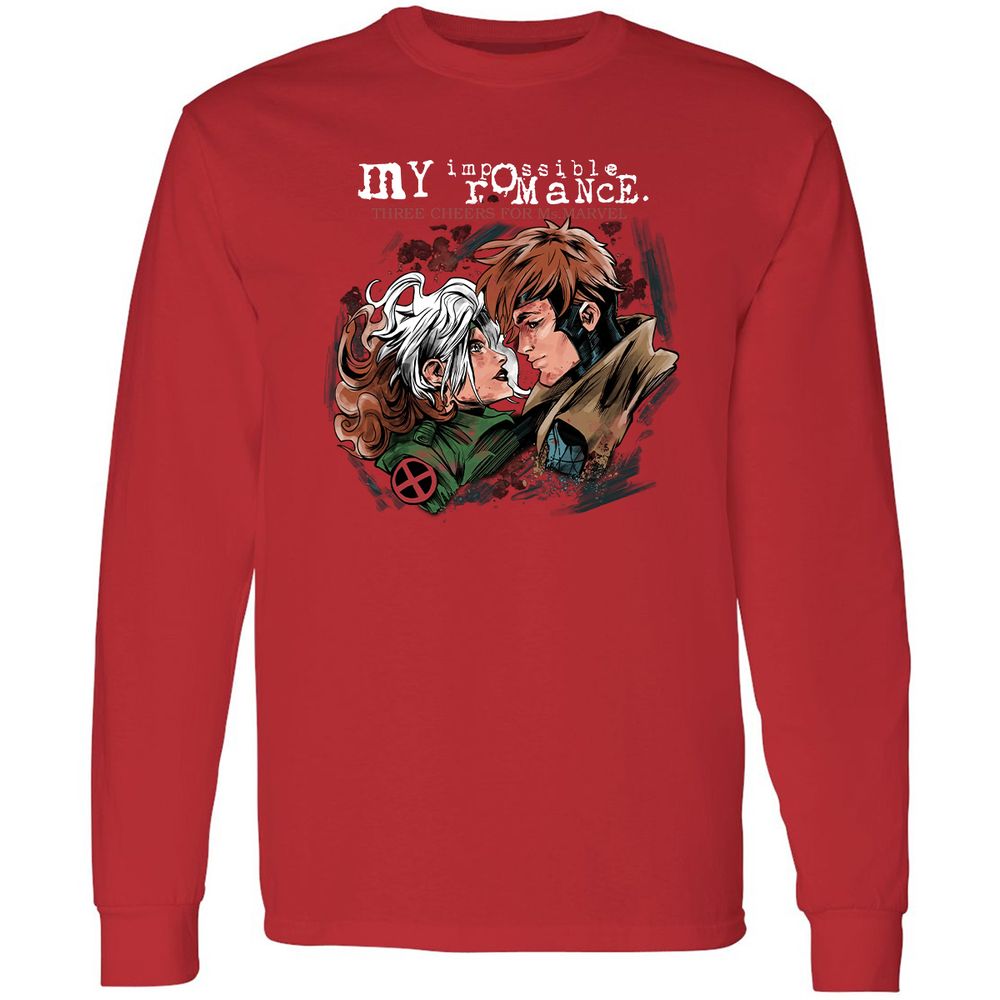 Long Sleeve T-Shirt - PSKEQJTZ - Red - 14