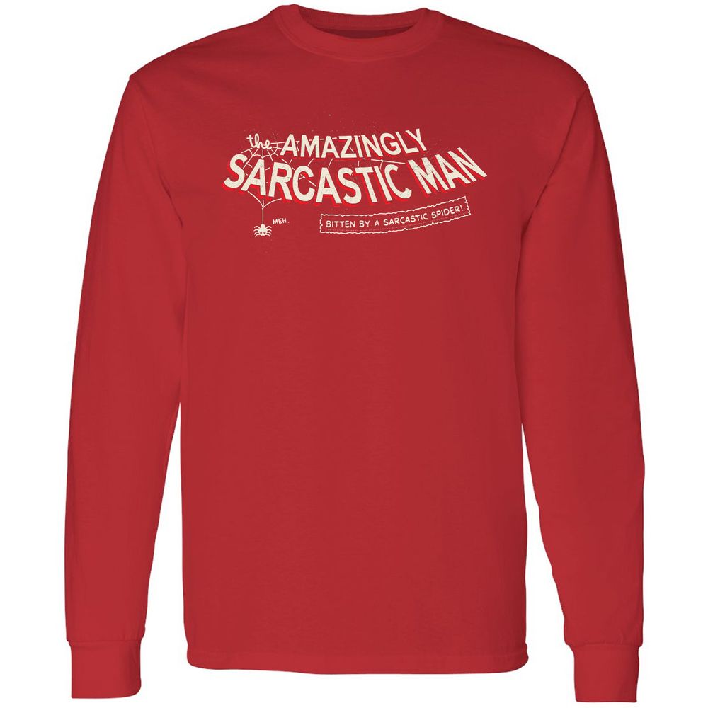 Long Sleeve T-Shirt - Q3F5K5HH - Red - 14
