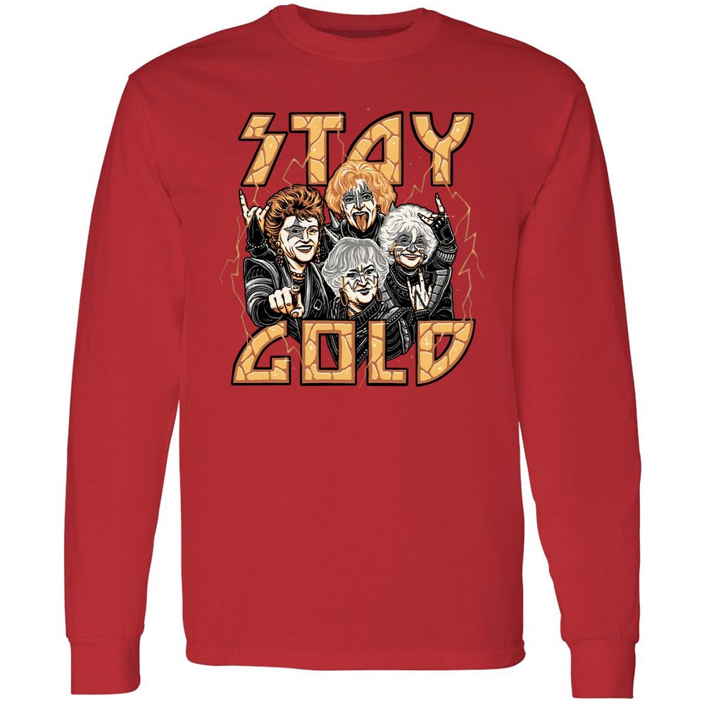 Long Sleeve T-Shirt - JLTG77RZ - Red - 14