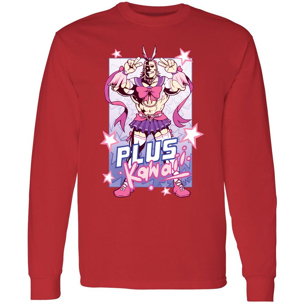 Long Sleeve T-Shirt - QFRCWT4F - Red - 14