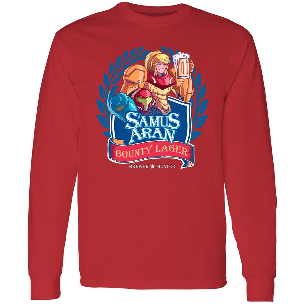 Long Sleeve T-Shirt - TS1RFXMP - Red - 14