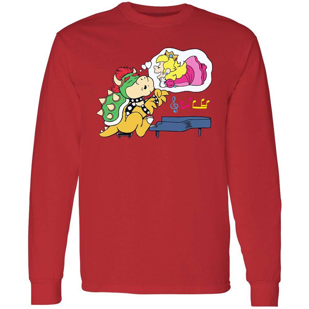 Long Sleeve T-Shirt - 69NUM8MK - Red - 14