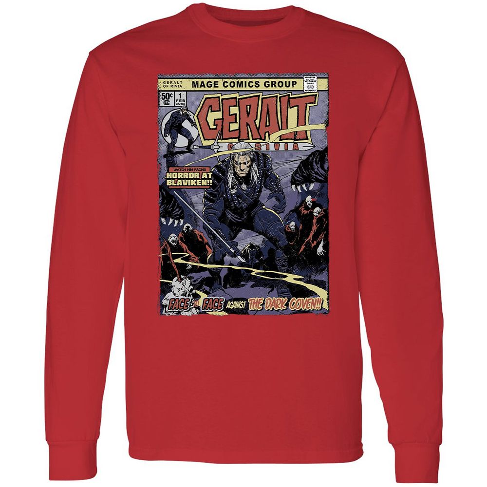 Long Sleeve T-Shirt - EQYL2B4H - Red - 14