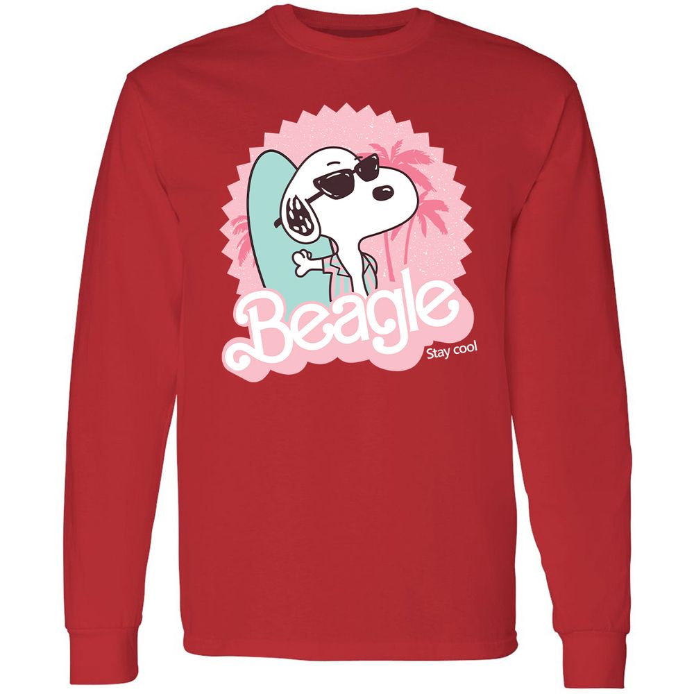 Long Sleeve T-Shirt - NVP5FF1Y - Red - 14