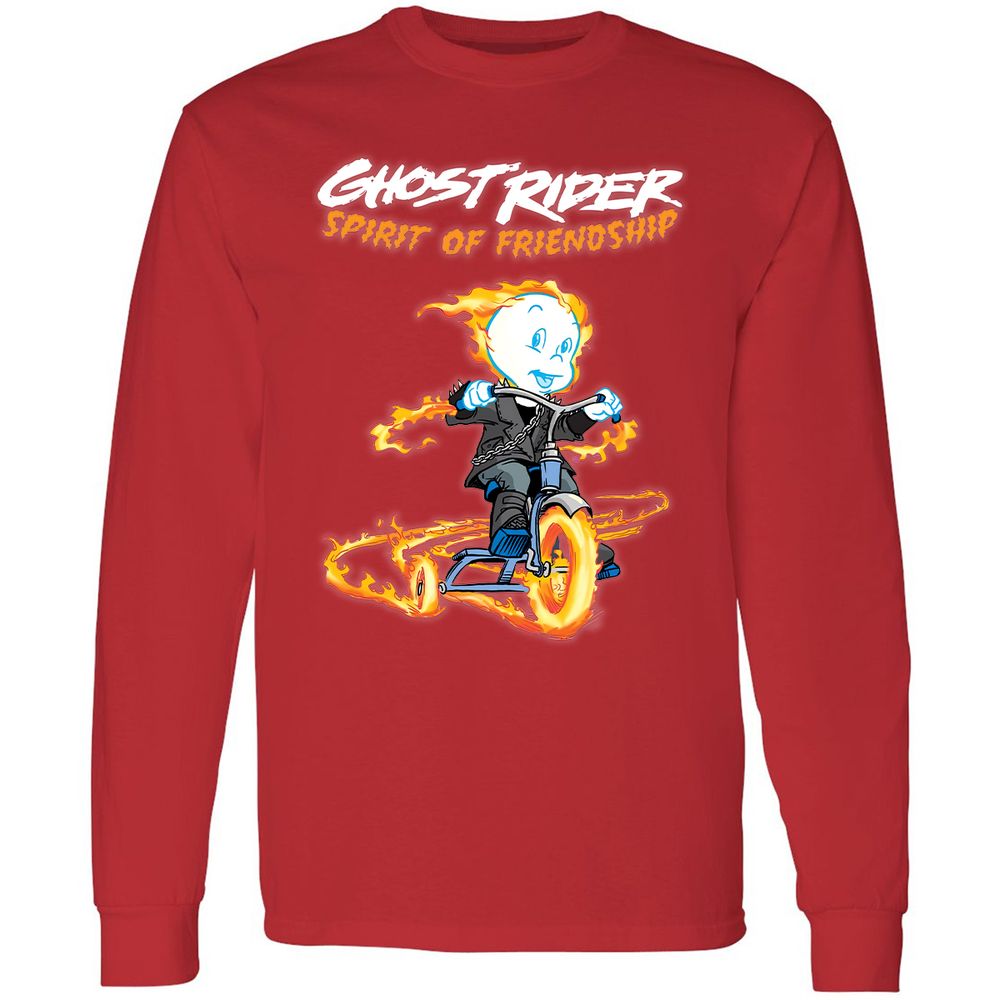 Long Sleeve T-Shirt - JMCG8DNR - Red - 14