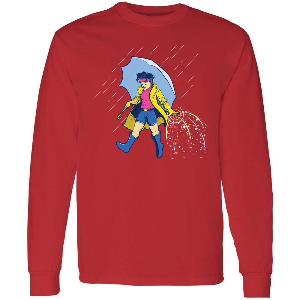 Long Sleeve T-Shirt - BDQHPEQ1 - Red - 14