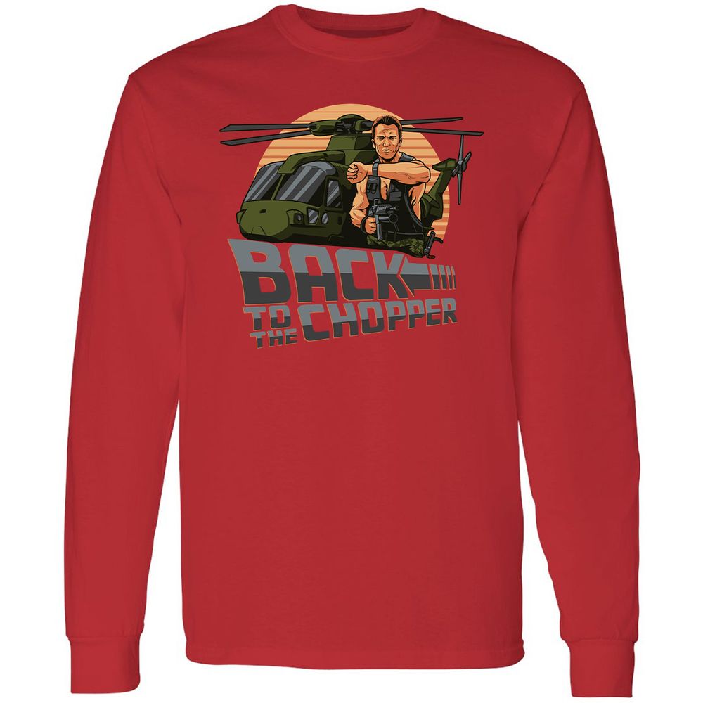 Long Sleeve T-Shirt - CW5HDRU7 - Red - 14