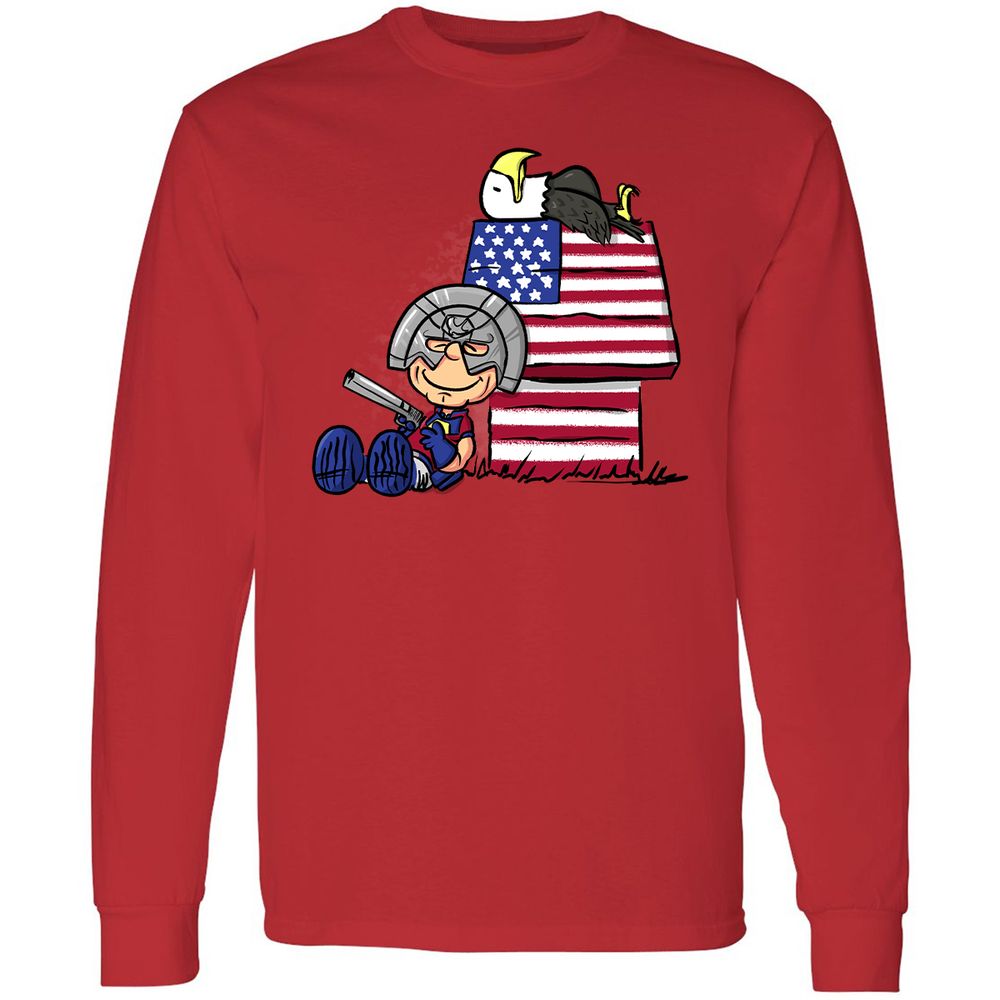 Long Sleeve T-Shirt - QGSTDN7A - Red - 14