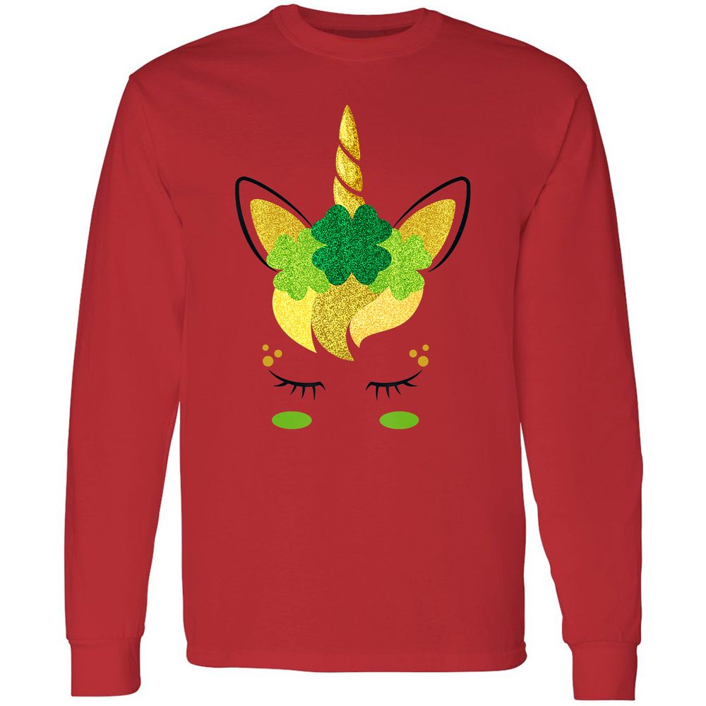 Long Sleeve T-Shirt - 8SQAH8N4 - Red - 14