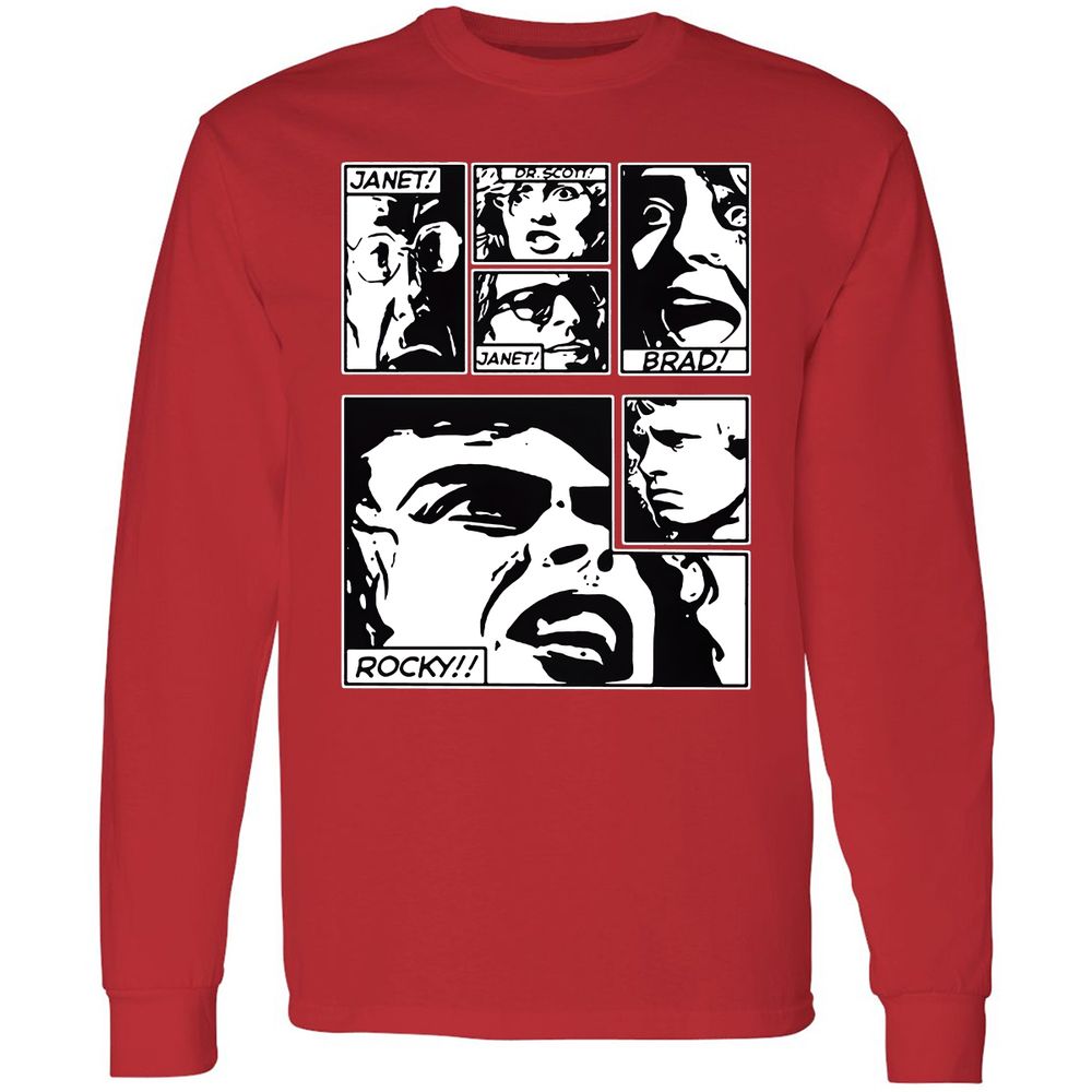 Long Sleeve T-Shirt - KGPWVRXJ - Red - 14