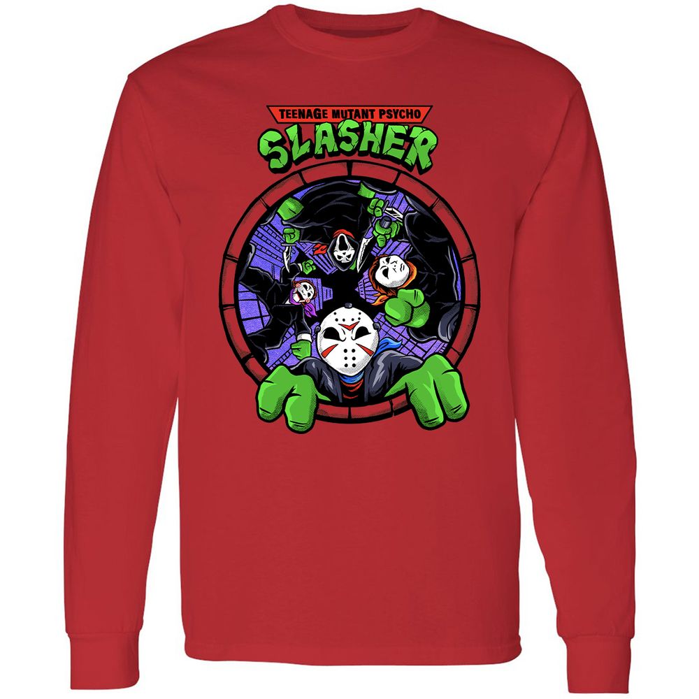 Long Sleeve T-Shirt - P8AS1LBK - Red - 14