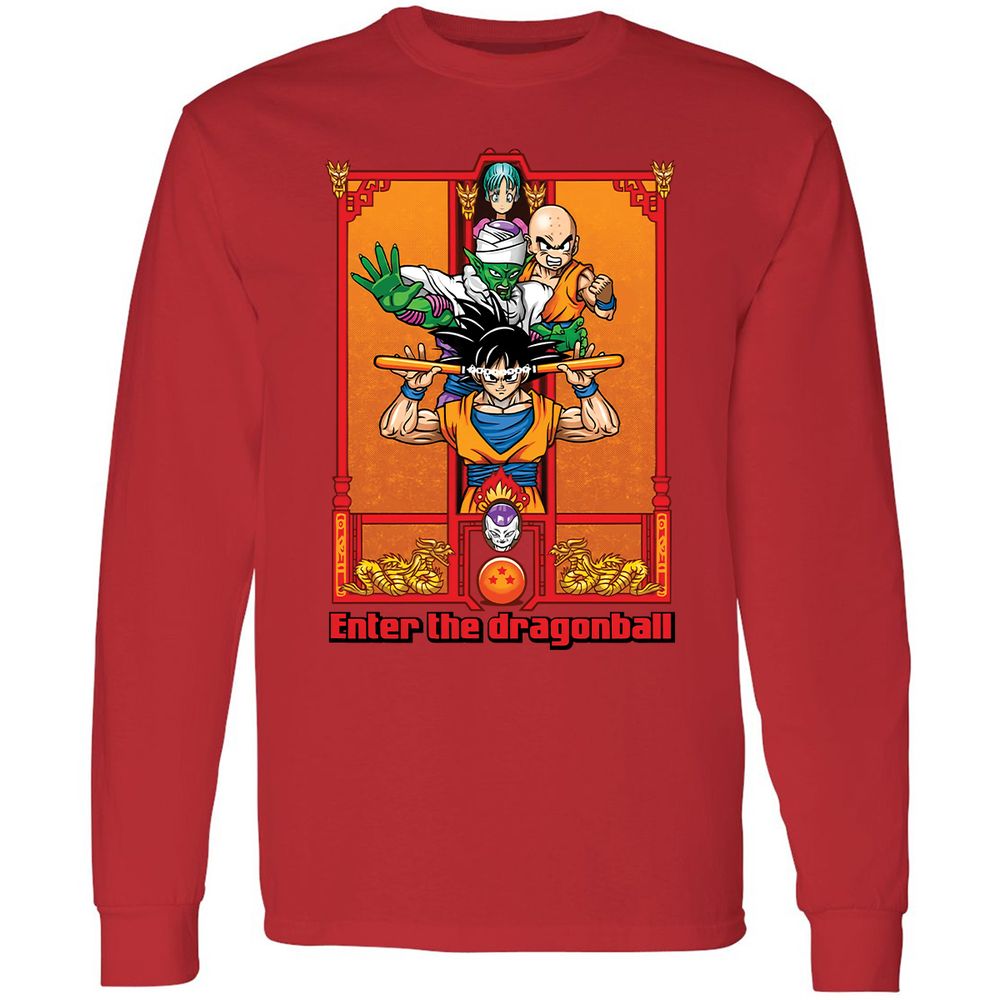 Long Sleeve T-Shirt - 7C3RNEKR - Red - 14