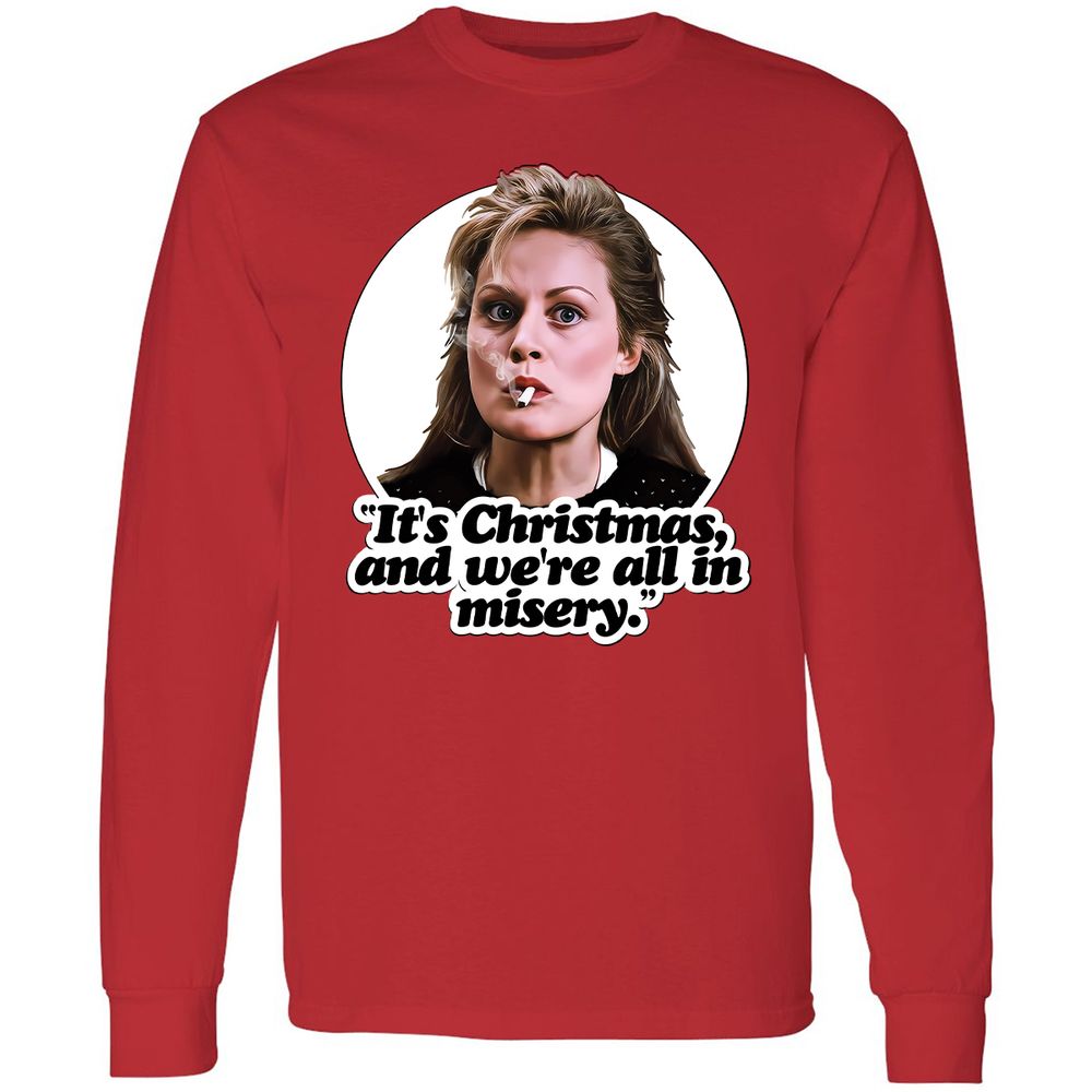 Long Sleeve T-Shirt - 8DYSP9LF - Red - 14