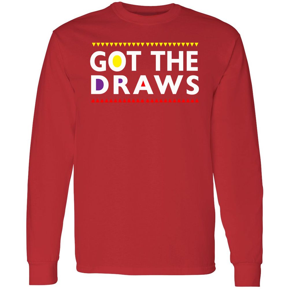 Long Sleeve T-Shirt - GMRHT8WH - Red - 14