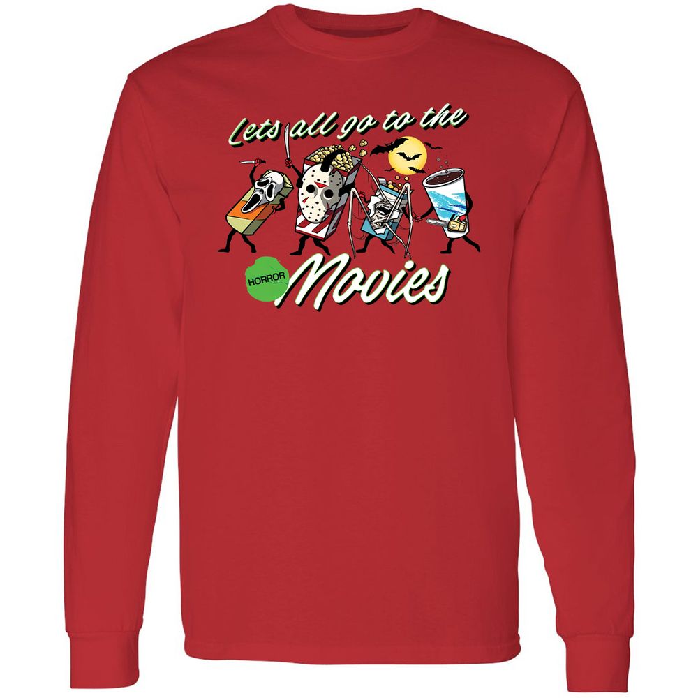 Long Sleeve T-Shirt - EXDJDG6X - Red - 14