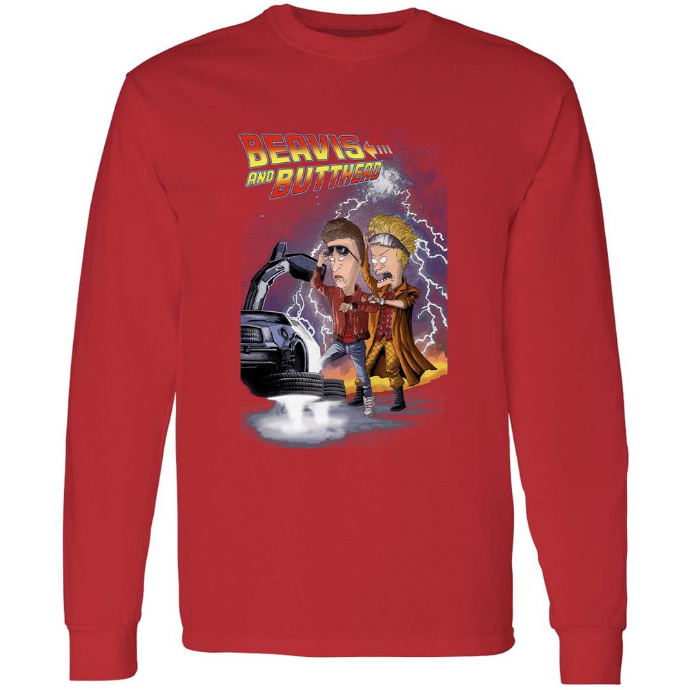Long Sleeve T-Shirt - BJA8Y7GQ - Red - 14