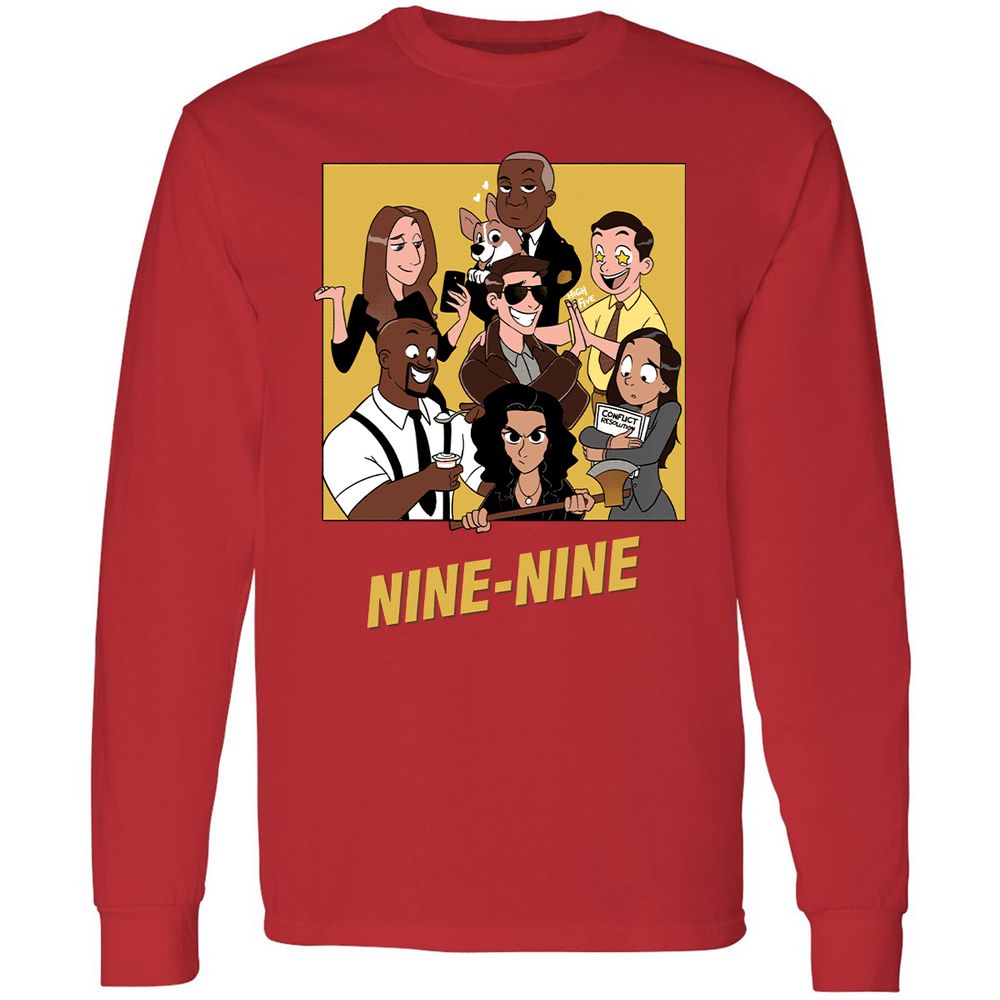 Long Sleeve T-Shirt - XJ7SYK3X - Red - 14