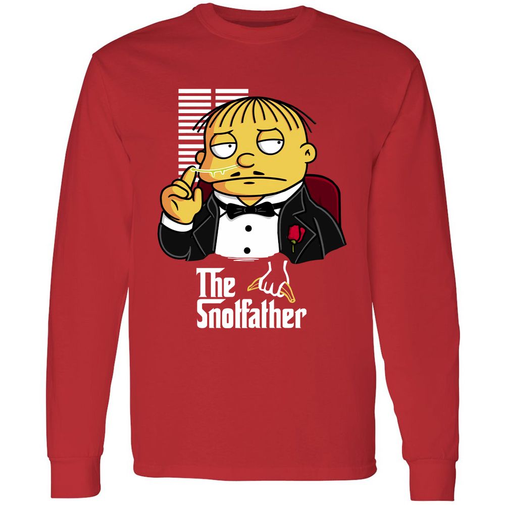 Long Sleeve T-Shirt - PTTZEYJ6 - Red - 14