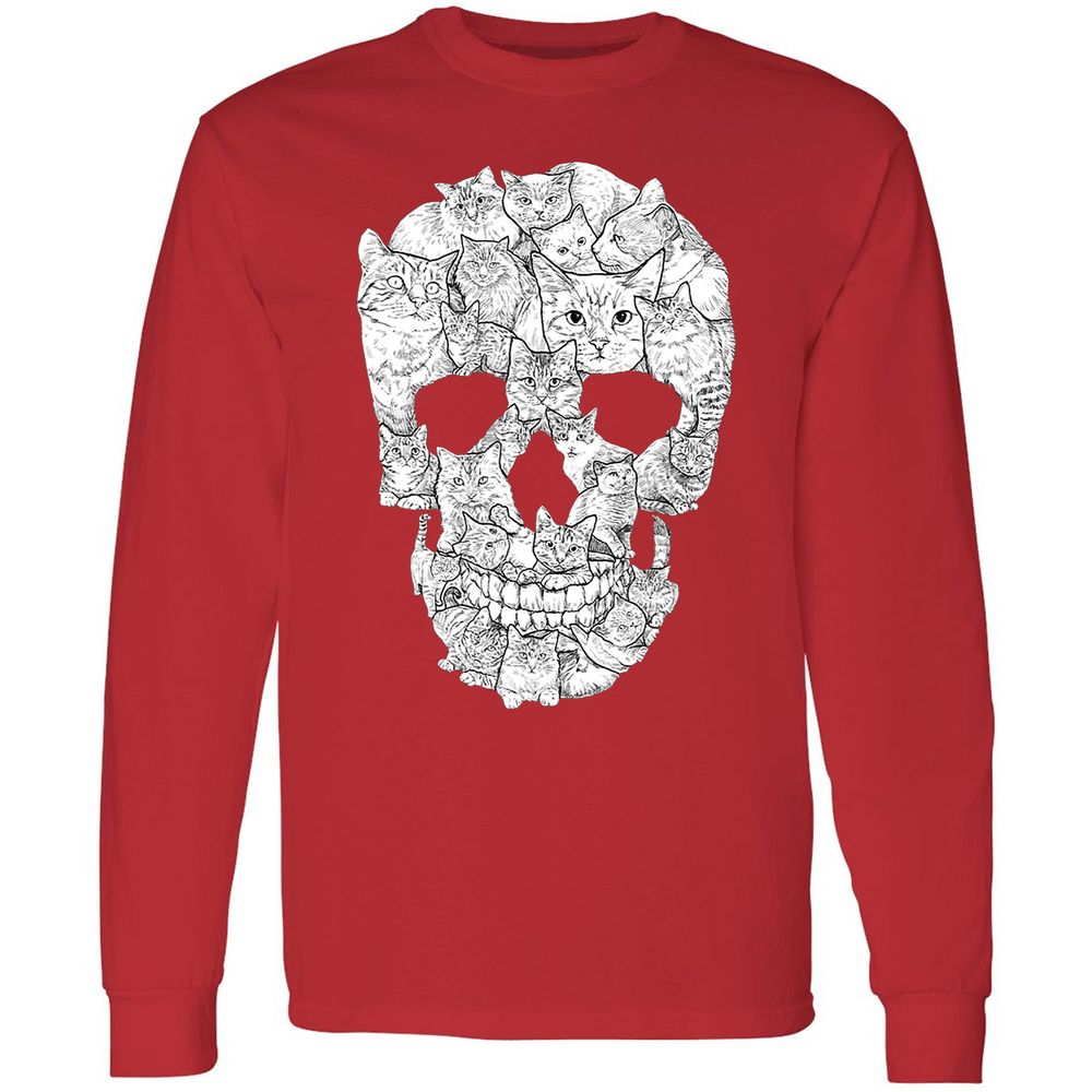 Long Sleeve T-Shirt - AQK73EH5 - Red - 14