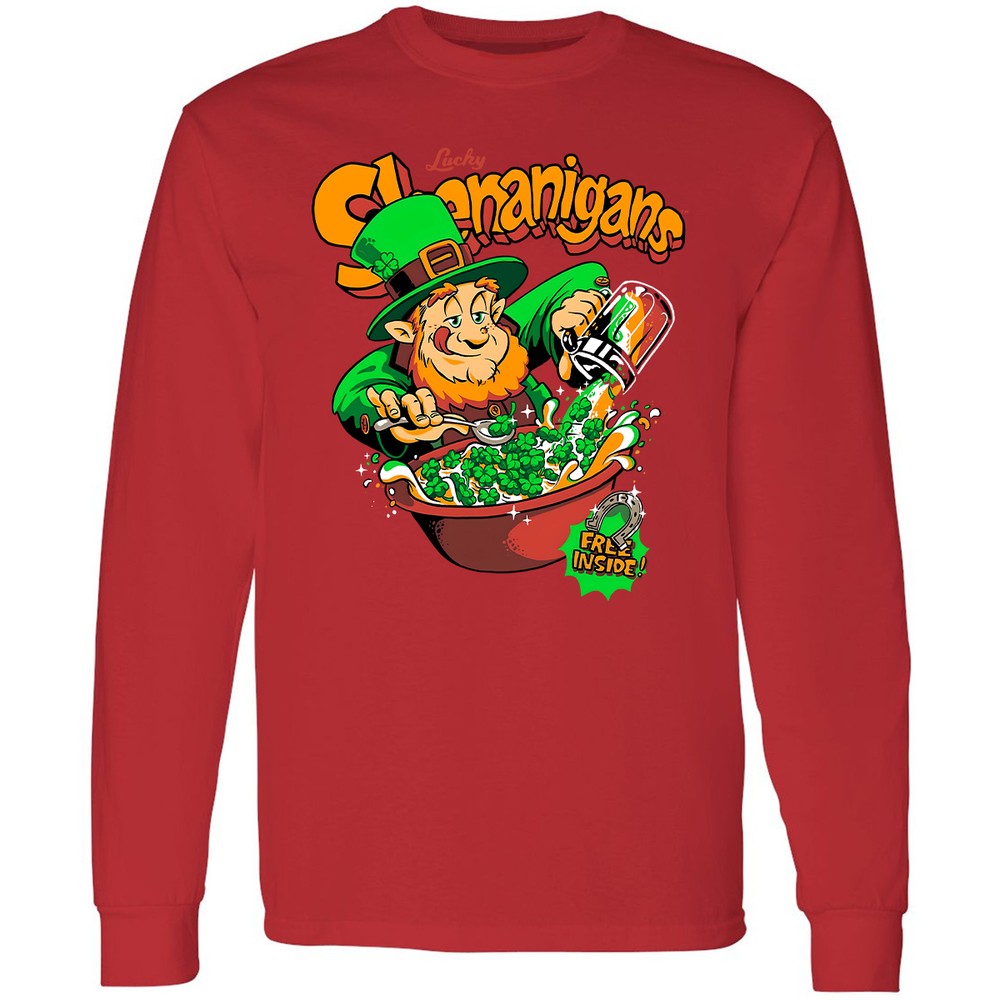 Long Sleeve T-Shirt - AAXJFVZ3 - Red - 14