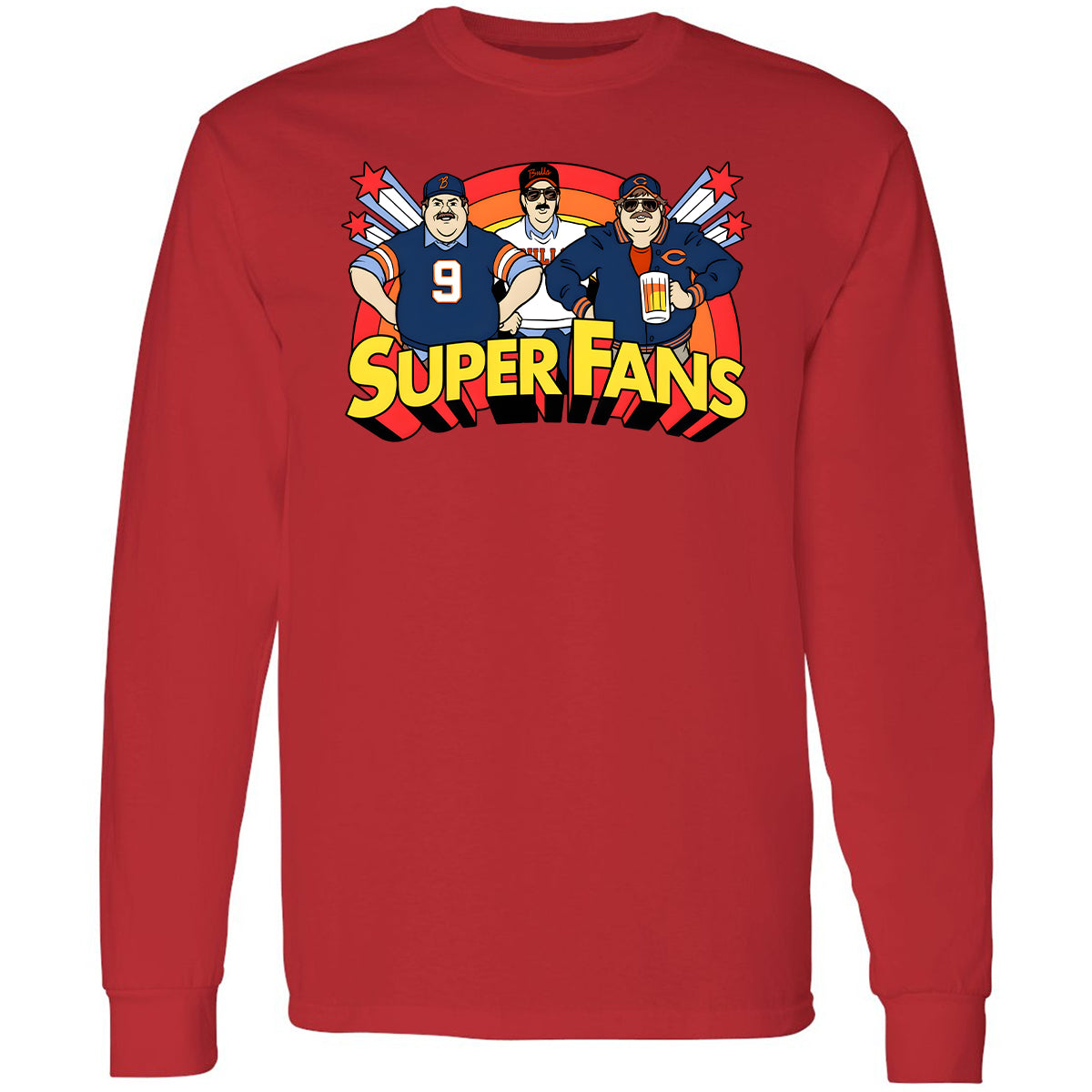Long Sleeve T-Shirt - 2C58RJWC - Red - 14