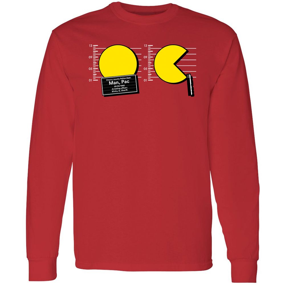 Long Sleeve T-Shirt - 3JPXNGZM - Red - 14