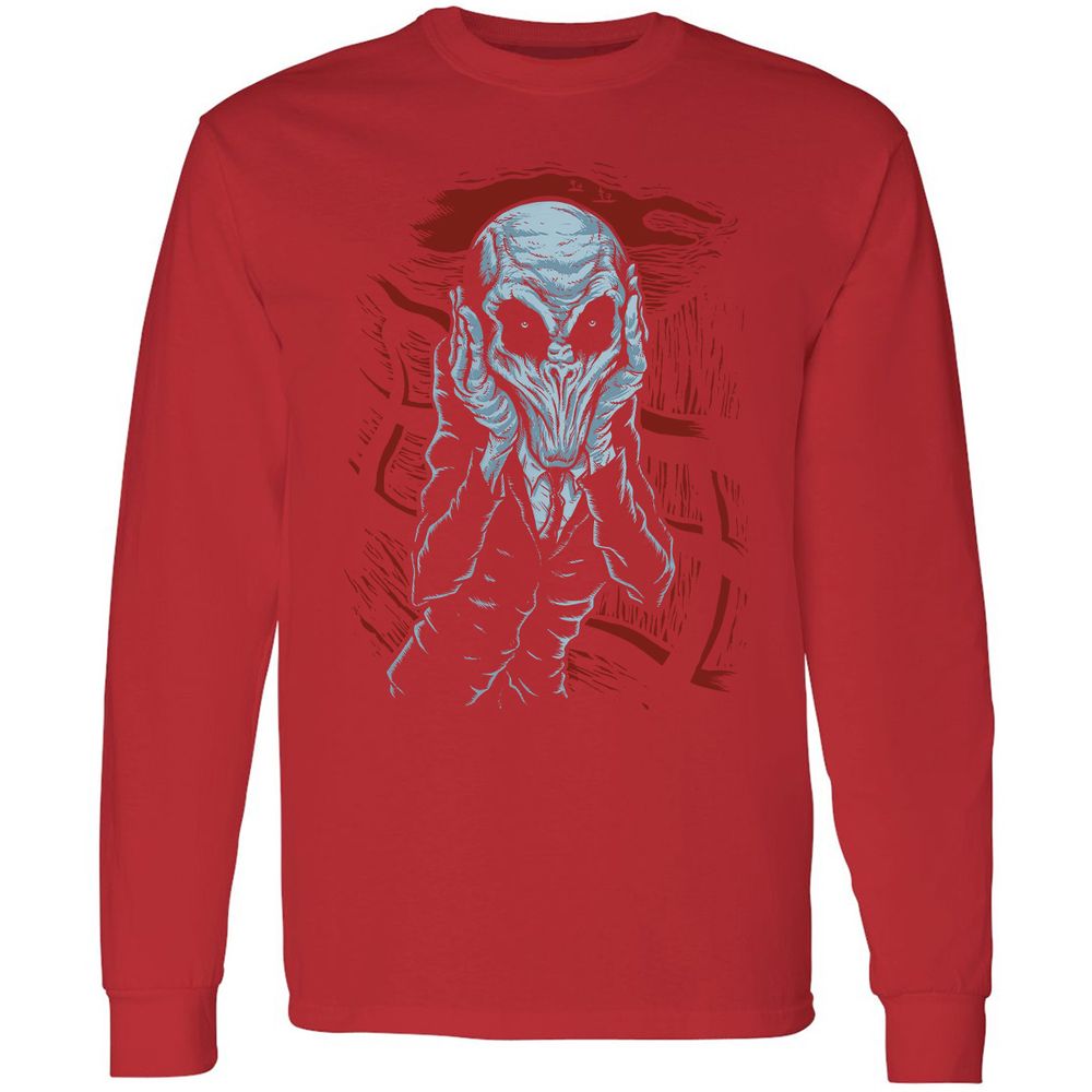 Long Sleeve T-Shirt - 5DBD1R26 - Red - 14
