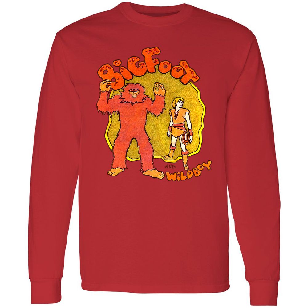 Long Sleeve T-Shirt - E7GVJWAV - Red - 14
