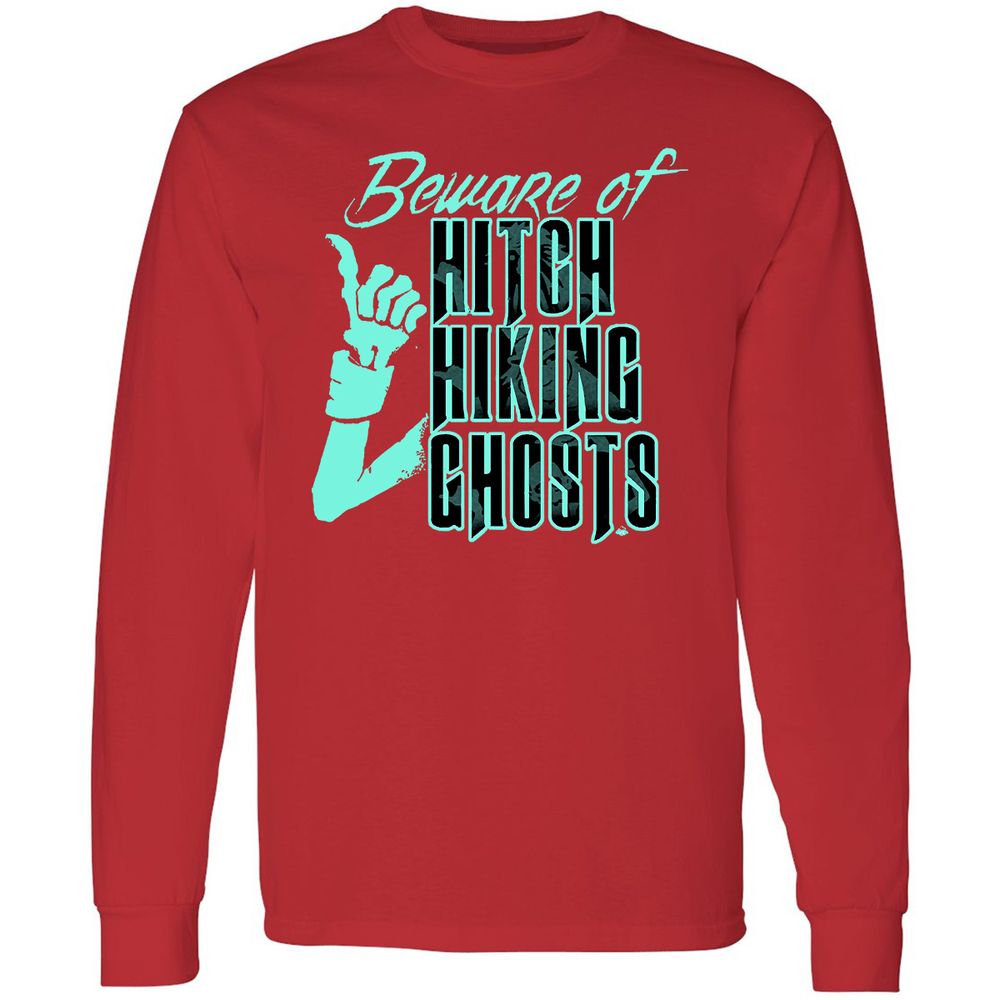 Long Sleeve T-Shirt - WYGZDMYQ - Red - 14